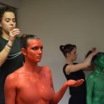 EMAJINARIUM spectacle de danse Free Spirit body painting costumes theatre de la madeleine contempo effets spéciaux accessoires